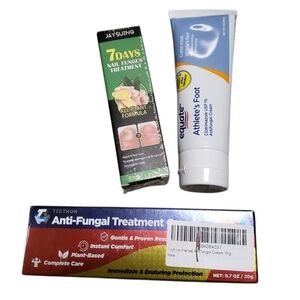 Antifungal Foot & Nail Care Creams Lot of 3